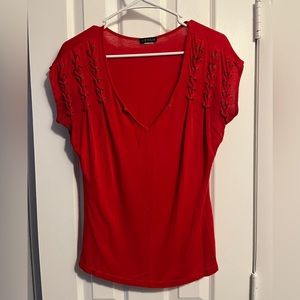 Venus Red “deep” V-Neck. Size medium.